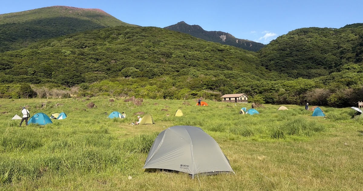 坊ガツルで実際に使用してきたテント NEMO Dragonfly Bikepack OSMO 2P